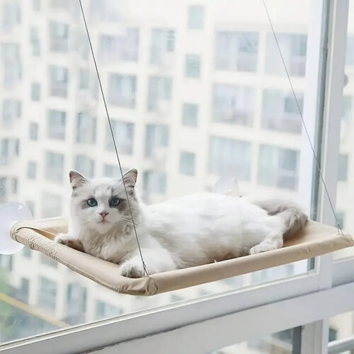 Ultra-Soft Cat Window Hammock Bed 2
