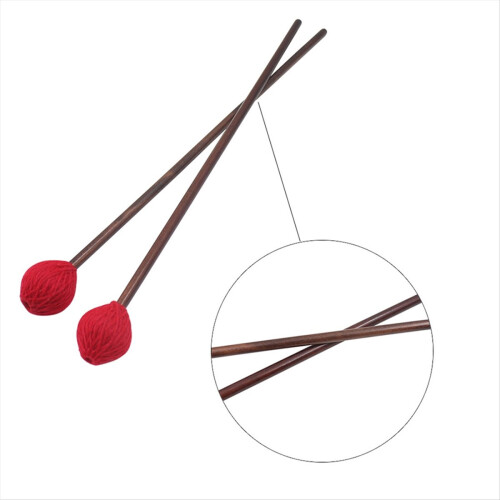 2Pair Marimba Mallets Wood Handle
2 Pairs Keyboard Marimba Mallets Wood Handle 2