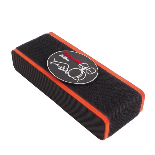 Drum Sponge Block Non Slip Fixing Replacement Block Black&Orange 1