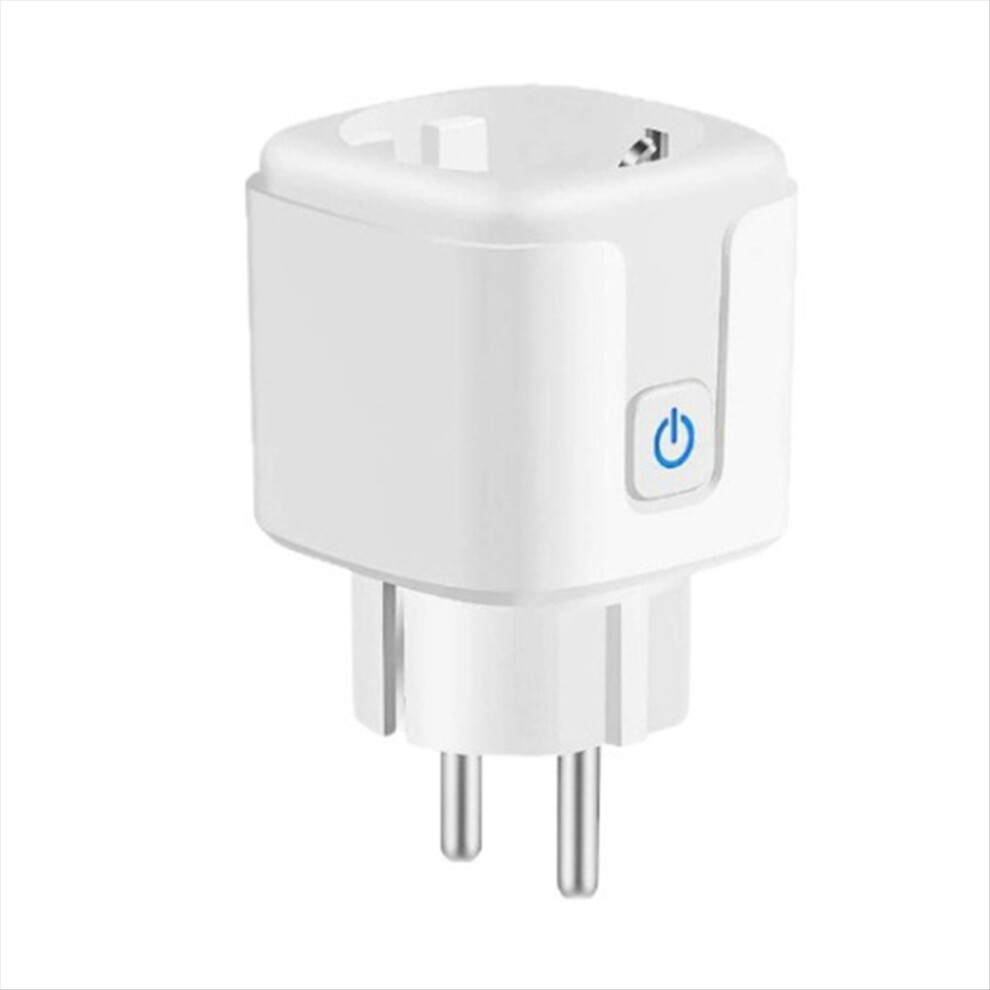 Tuya Wifi Bluetooth Smart Eu Plug 20A Power Monitor Switch With Timer 4854124990633