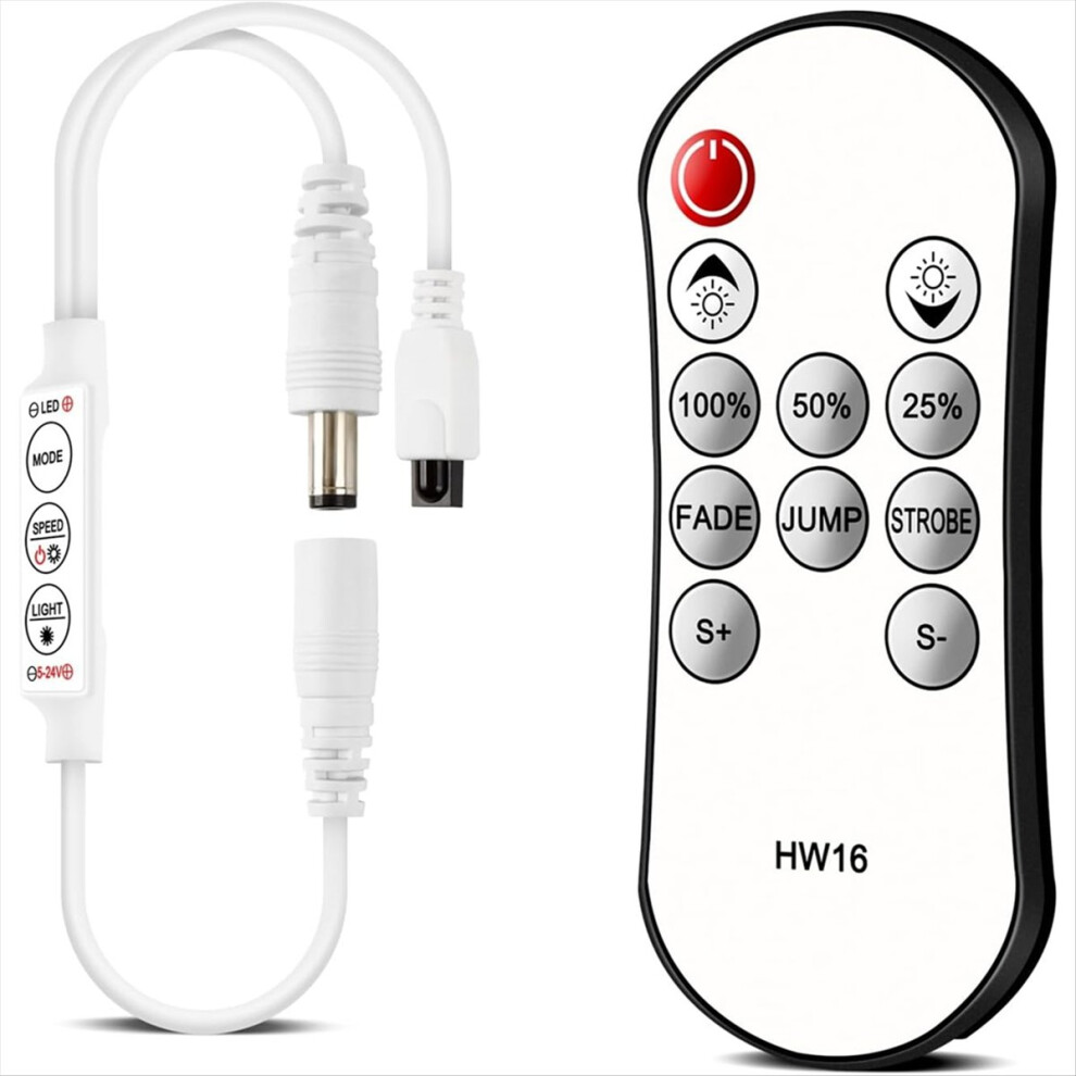 Remote Dimmer Controller For Led Strip Lights 4854124990596