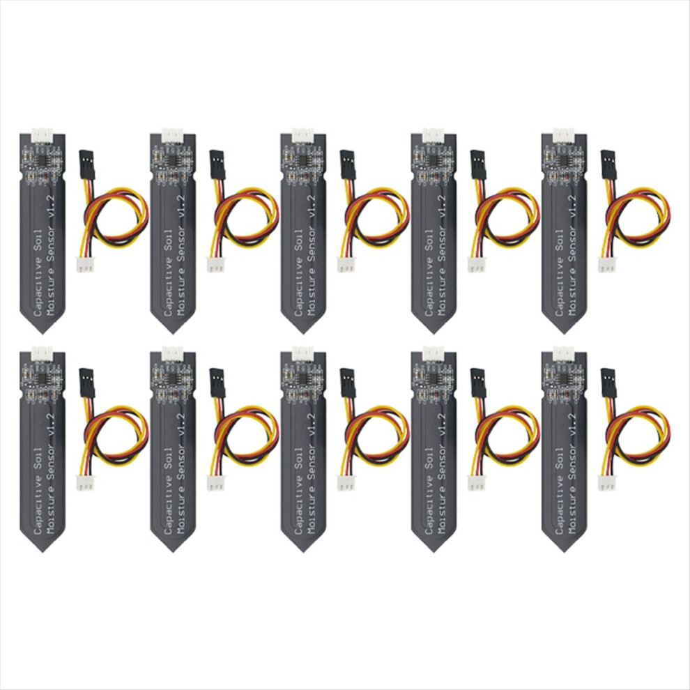 10Pcs Capacitive Soil Moisture Sensor Module 3.3-5.5V For 4854124989279
