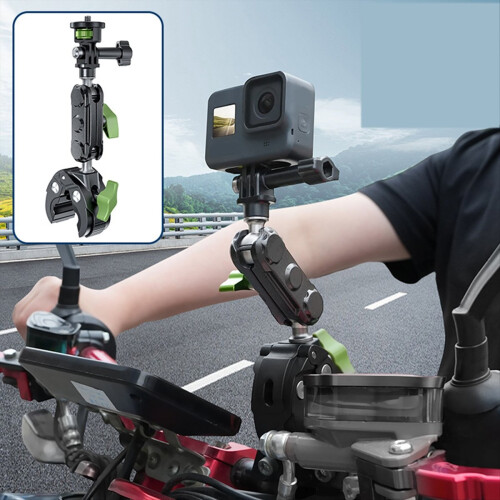 Versatile Action Camera Clamp Mount for 2