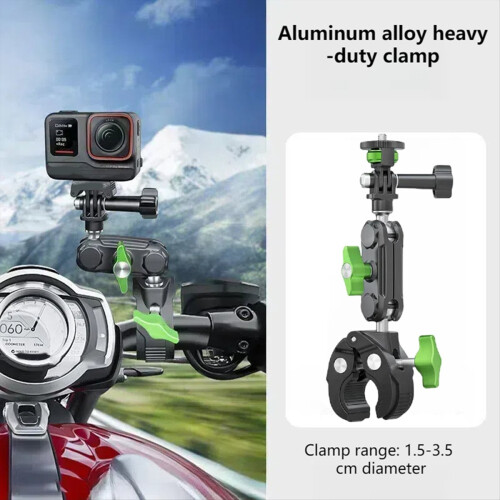 Versatile Action Camera Clamp Mount for 1