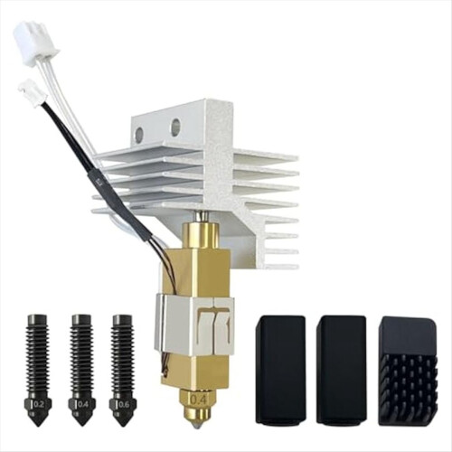 Για Centauri Carbon Ceramic Hotend 0,4 χιλιοστών ακροφύσιο από σκληρυμένο ατσάλι από ορείχαλκο