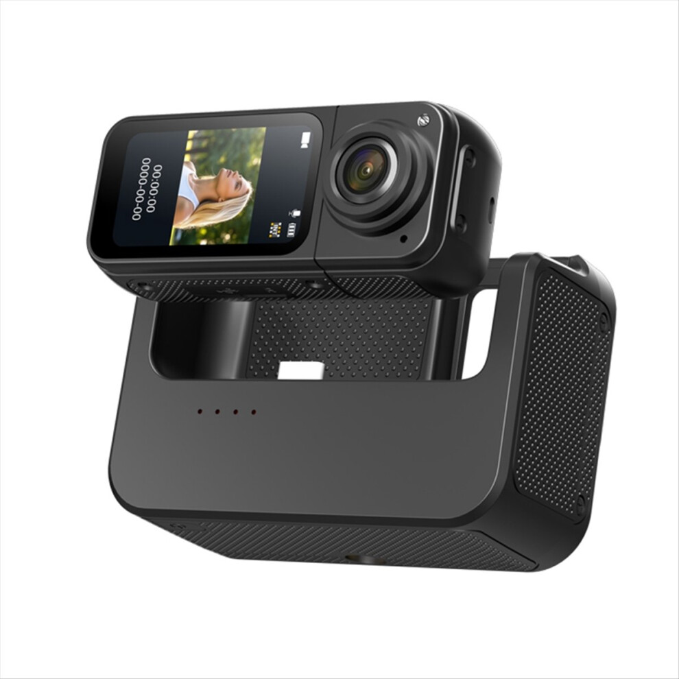 2.7K Thumb Camera Wifi Action Camera 180 Rotate Sport Cam Black 4854124996451
