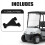 Frontkontroll A-armmontering 608089 for RXV golfbil 2008-2025 4