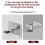 Foldable Projector Stand Desk, Wall and Ceiling Mount Bracket Silver 5