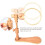 Embroidery Hoops Stand Adjustable Hand Stand Beech Wood 4