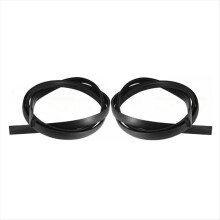 2 stuks dakdruppellijst links en rechts rubber voor