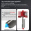 Για ακροφύσιο εξωθητή υψηλής ροής H2D Hotend 0,8 mm κεφαλή εκτύπωσης 4