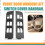 1Pair Car Front Window Switch Bezel Armrest Panel for 4