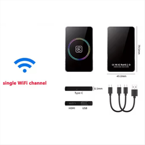 Wireless CarPlay Dongle Wireless Android Auto Adapter RK3528-F1 2
