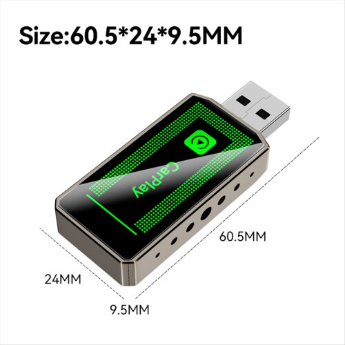 2in1 Wireless Carplay Adapter Smart Carplay & for Android Auto USB 1