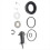 12 Torx 3C0998281 Σερβοφρένο στάθμευσης πίσω δαγκάνας για 2