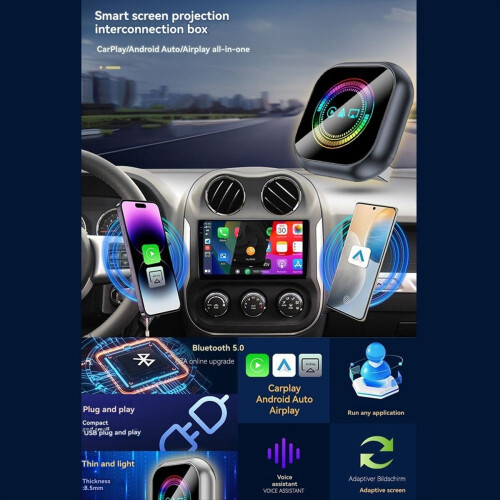 Wireless Carplay Adapter Airplay Smart Carplay B 2