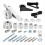 K Series A/C & P/S Eliminator Pulley Kit for 1