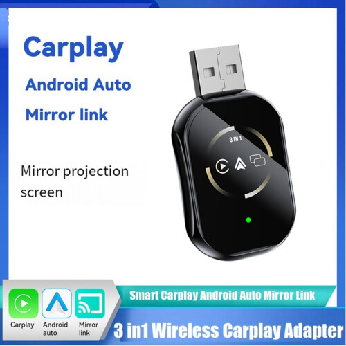 Wireless Carplay Adapter Mirror Link Carplay Android Auto 1