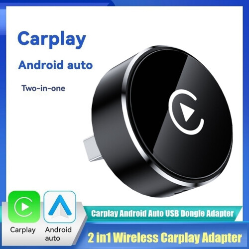 2in1 Wireless Carplay Adapter for Android Auto Smart Carplay AI Box 1