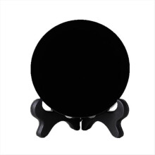 Cristale de vindecare din oglindă de obsidian negru natural de înaltă calitate