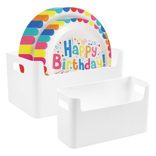 2Pcs Paper Plate Dispenser
Space-Saving Plastic, Foam and Paper Plate Storage 2