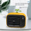 Draagbare desktopverwarming, ventilator, miniverwarming, thuiskantoorverwarming, EU-stekker 2