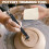 Pottery Trimming Tools with 6pcs Pre-Cut Chamois Cloth,for Potter 5