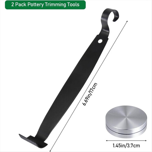 2 Pack Pottery Trimming Tools
Pottery Trimming Tools 1