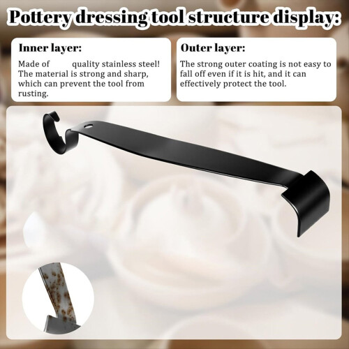2 Pack Pottery Trimming Tools
Pottery Trimming Tools 2