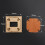 Εργαλεία χειροτεχνίας δέρματος DIY 125x125MM δίσκος αποθήκευσης κοπής με μήτρα 6