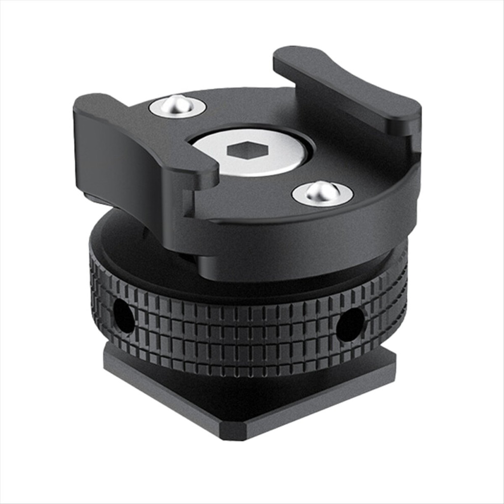 360 Rotatable Cold Shoe Mount Adapter For Microphone 4854124927271