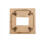 Εργαλεία χειροτεχνίας δέρματος DIY 125x125MM δίσκος αποθήκευσης κοπής με μήτρα 2