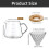 Coffee Filter Cup
Coffee Maker Cup Accessories 2