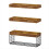 Bathroom Floating Shelves Wall-Shelf over Toilet Storage 1
