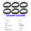 6 Pcs Boot Blousers Elastic Straps Ankle Hook Loop 3