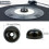 LP45 RPM Adapter til 7EP Plade, Sort 2