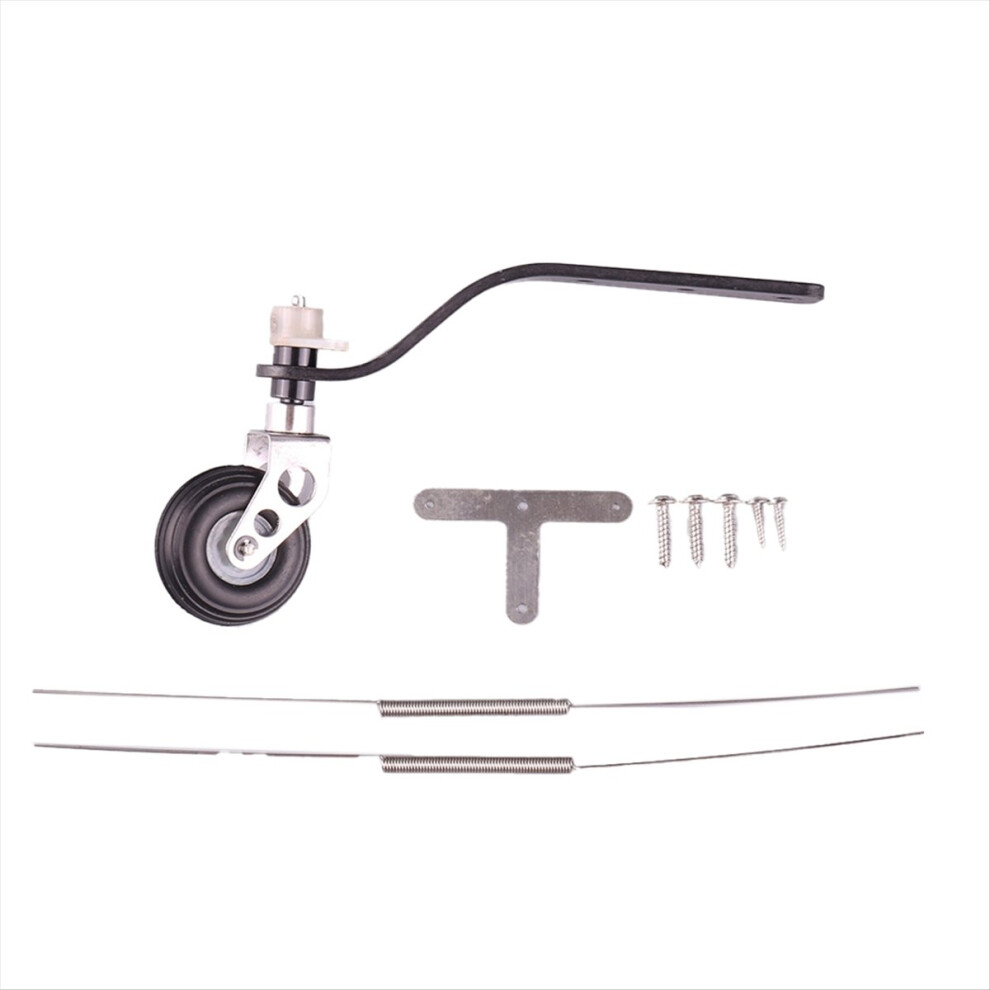 Rear Landing Gear Support+Pu Wheel Steering For 26Cc Gasoline Engine 4854124931094