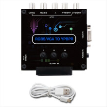 RGBS SCART VGA - YPBPR átalakító PS1 PS2 játékkonzolhoz