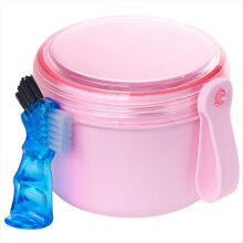 Proteseetui, lekkasjesikker protesekopp for reiser, rosa