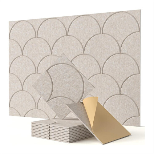 Painéis de parede à prova de som de alta densidade de 12x12 polegadas, para porta, teto, B