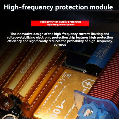 High Power Frequency Divider 1 High 1 Mid 2 Speaker Crossover 1