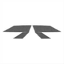 Carbon Fiber Innen Tür Panel Abdeckung Aufkleber Trim für 2 Serie