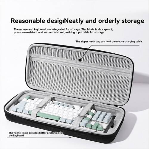 Case for Mechanical Keyboards Protection Storage Bag for 68 Keys 2