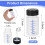60 stuks 50 ml retoucheerverfcontainer 2
