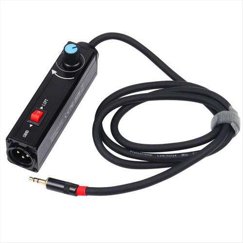 3,5 zu XLR Audio Isolator Konverter Notebook zu Mixer Control Volume 2
