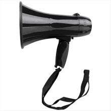 Portable 25W Speaker Small Bullhorn Black