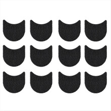 Kit de proteção contra vento para microfone 12 peças para GO 3/3S de algodão à prova de vento