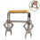 Grampo de elevação de baço de barra alta e baixa Bee Tools Grampo especial Beehive 4