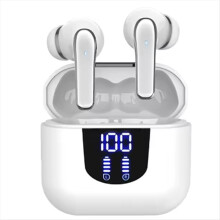 Translation Headphones Bluetooth 5.4 Earphone Real-Time White