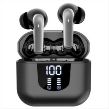 Translation Headphones Bluetooth 5.4 Earphone Real-Time Black